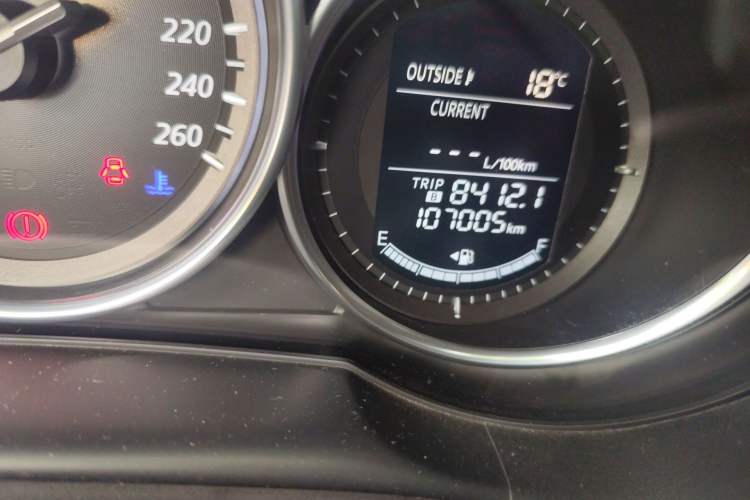 Used Mazda CX-5 2014 2.0L Automatic Two-Wheel Drive Urban Version Odometer Close Up