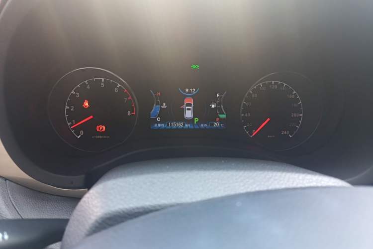 Used BYD Song 2017 Gaishe Upgrade Edition 1.5TID Automatic Elite Model Odometer Close Up