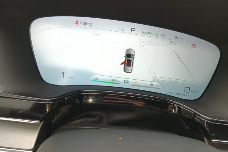 Used BYD Tang New Energy 2023 DM-i Champion Edition 112KM Prestige Model Instrument Cluster