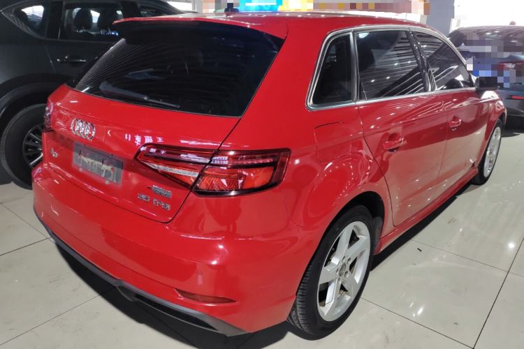 Used Audi A3 2019 Sportback 35 TFSI Fashion Edition China VI Emission Standard Rear Right 45 Deg