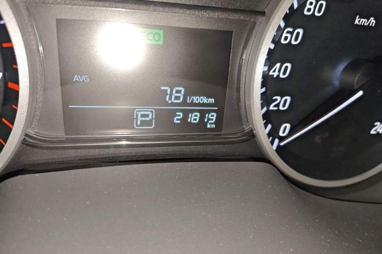 Used Nissan Sylphy 2021 Classic 1.6XL CVT Luxury Edition Odometer Close Up