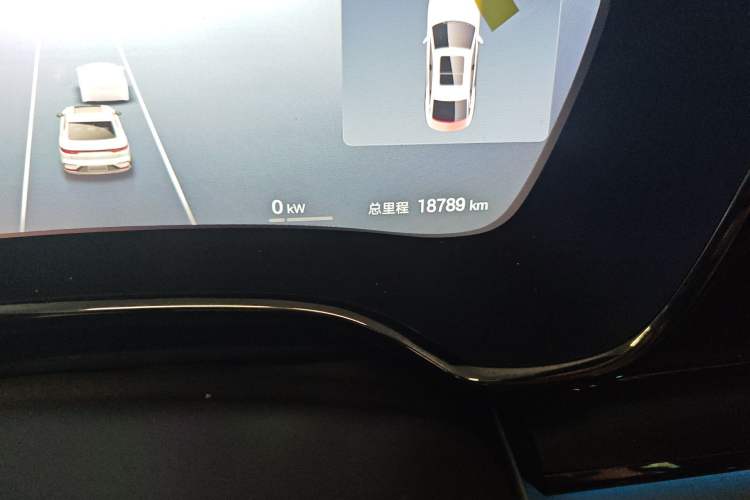 Used BYD Han 2025 DM-i 125KM Prestige Model Odometer Close Up