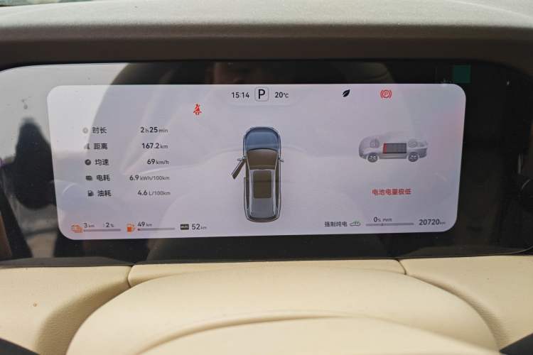 Used Hima AITO M7 2024 1.5T Intelligent Driving 4WD Max Edition 5 Seats Instrument Cluster