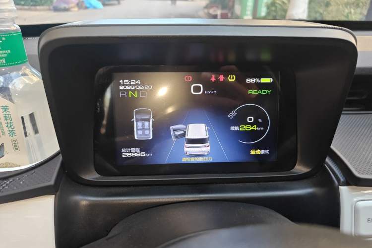 Used Wuling Hongguang MINIEV 2022 GAMEBOY 300km Enthusiast Model with Lithium Iron Phosphate Instrument Cluster