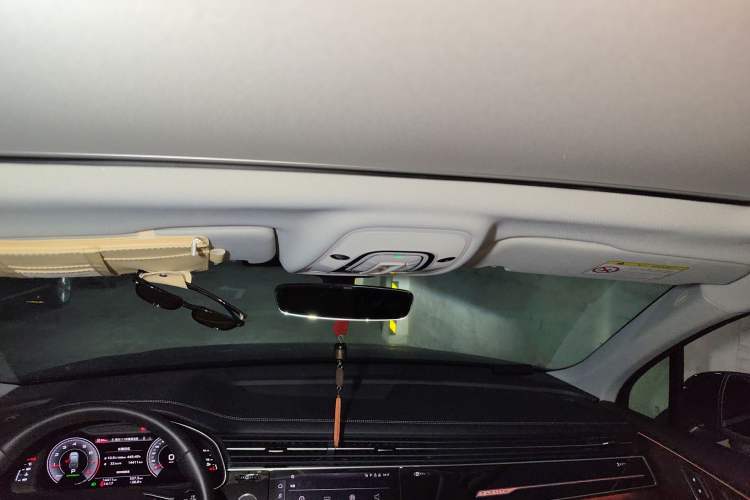 Used Audi Q7 2023 45 TFSI quattro S line Sport model Headliner