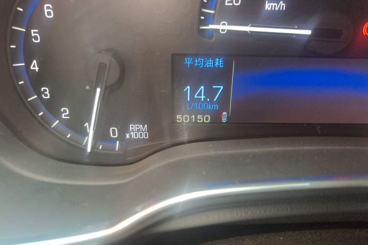 Used Cadillac SRX 2013 3.0L Leading Model Odometer Close Up