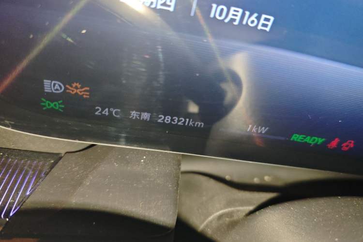 Used Buick E5 2023 Zhenxiang Standard Range Edition Odometer Close Up
