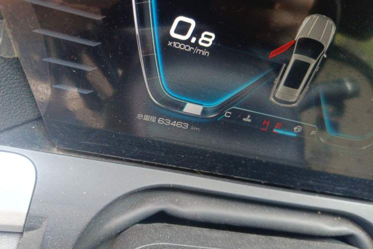 Used BYD Song Pro 2019 1.5T Automatic Elite Edition Odometer Close Up