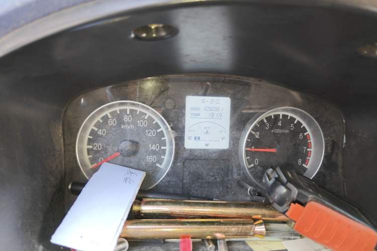 Used Jinbei Hiace X30 2018 1.3L Standard Edition DLCG12 Odometer Close Up