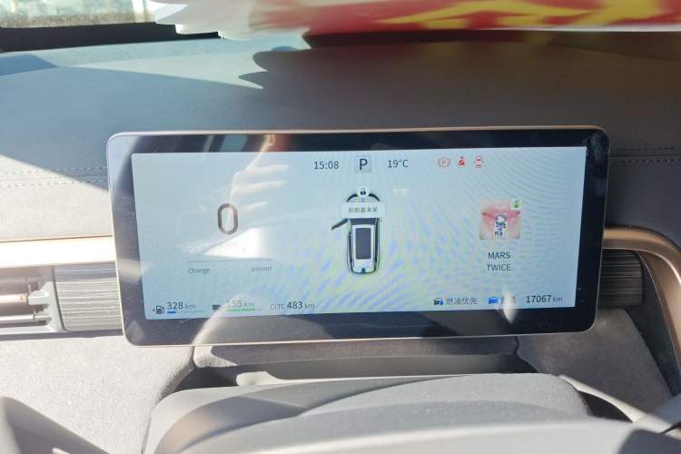 Used Dongfeng eπ eπ008 2024 210Max Range-Extended Version 6 Seats Instrument Cluster