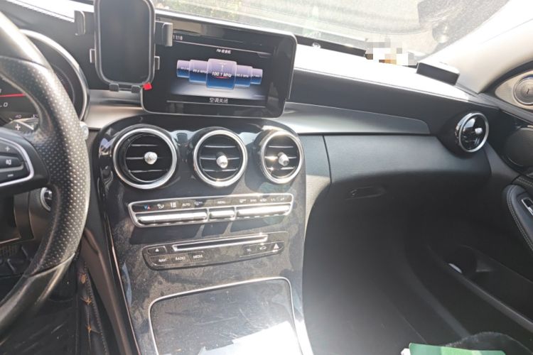 Used Mercedes-Benz C-Class 2017 Revised C 180 L Dynamic Sports Edition Audio And AC Panel