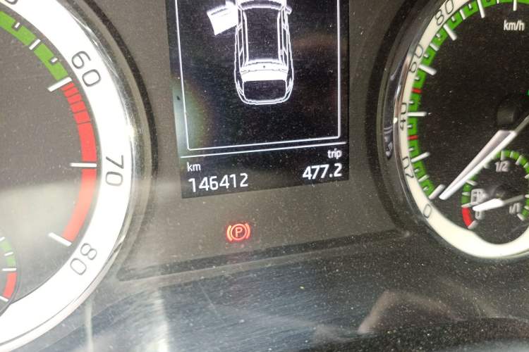 Used Skoda Kodiaq 2018 TSI330 7-Seater Two-Wheel-Drive Luxury Enjoyment Edition Odometer Close Up