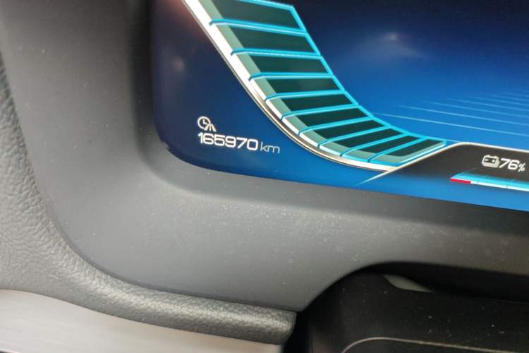 Used BYD Tang New Energy 2019 EV600 Two-Wheel Drive Smart Connectivity Deluxe Model Odometer Close Up