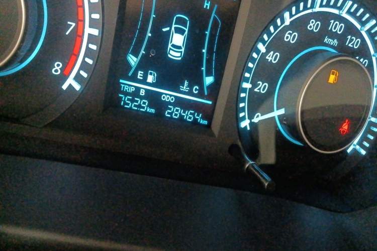 Used BAIC Changhe M70 2017 1.5L manual first-class cabin Odometer Close Up