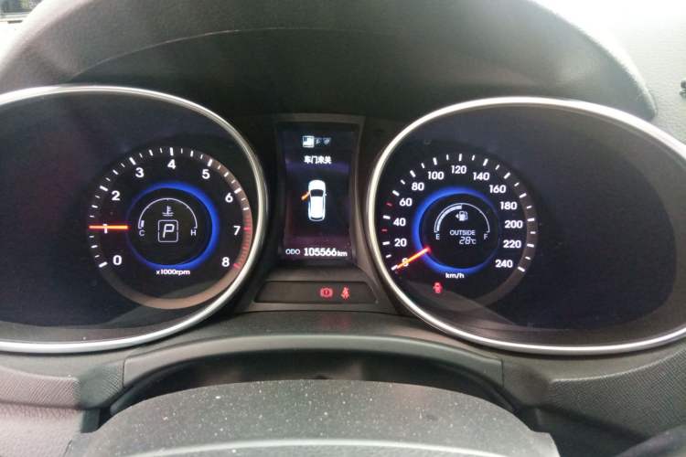 Used Hyundai Santa Fe 2015 2.4L Automatic Two-Wheel Drive Comfort Edition 5 Seats Instrument Cluster