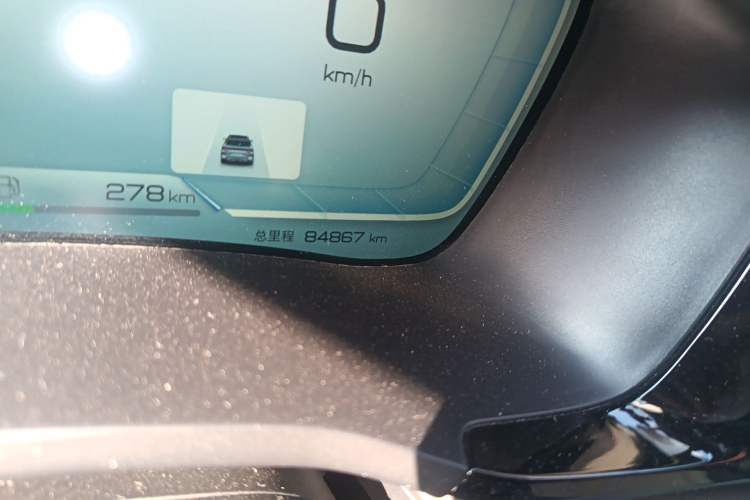 Used BYD Song PLUS New Energy 2023 Champion Edition DM-i 110KM Flagship PLUS Odometer Close Up