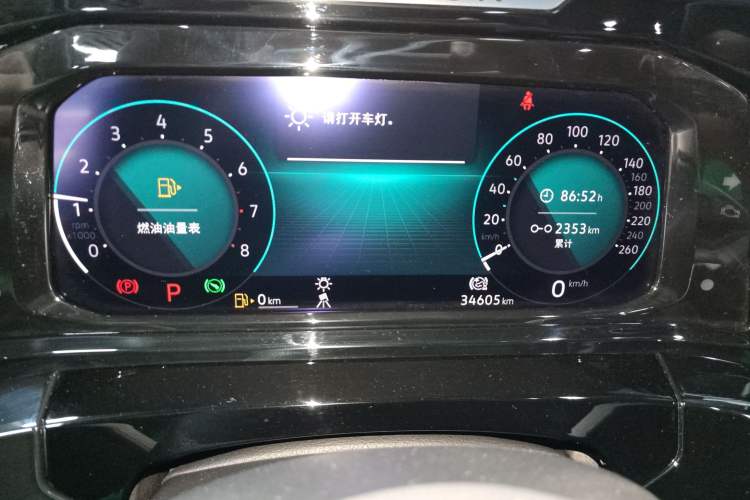 Used Volkswagen Talagon 2022 380TSI All-Wheel-Drive Luxury Prestige Pro 7-Seater Instrument Cluster