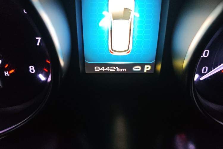 Used Haval H6 Coupe 2018 Blue Label 1.5T Automatic Two-Wheel Drive Luxury Model Odometer Close Up