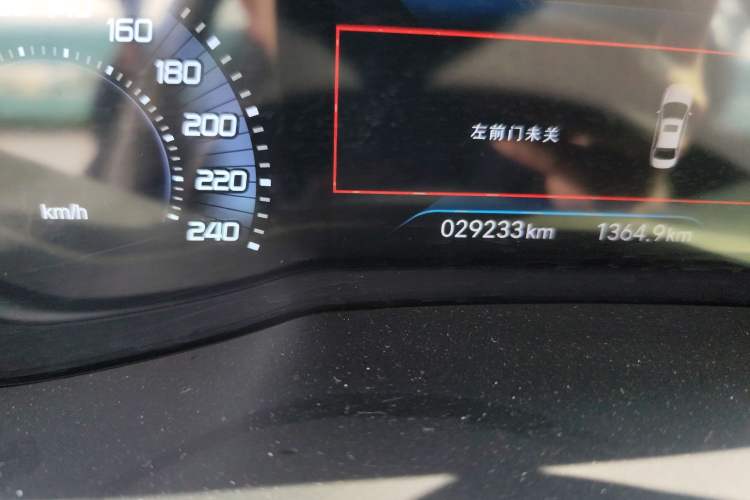 Used Peugeot 408 2022 1.6T Ambition Edition Odometer Close Up