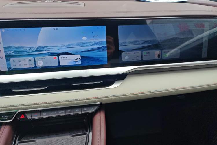 Used Geely Auto Monjaro L 2021 2.0TD DCT EVO Two-Wheel Drive Smart Luxury Version Audio And AC Panel