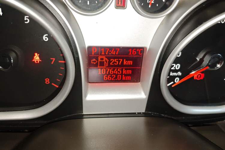 Used Ford Focus 2013 Hatchback Classic 1.8L Automatic Fashion Edition Odometer Close Up