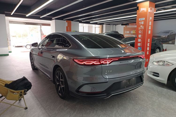 Used BYD Han 2022 EV Genesis Edition 715 km Front-Wheel-Drive Flagship Model Rear Left 45 Deg