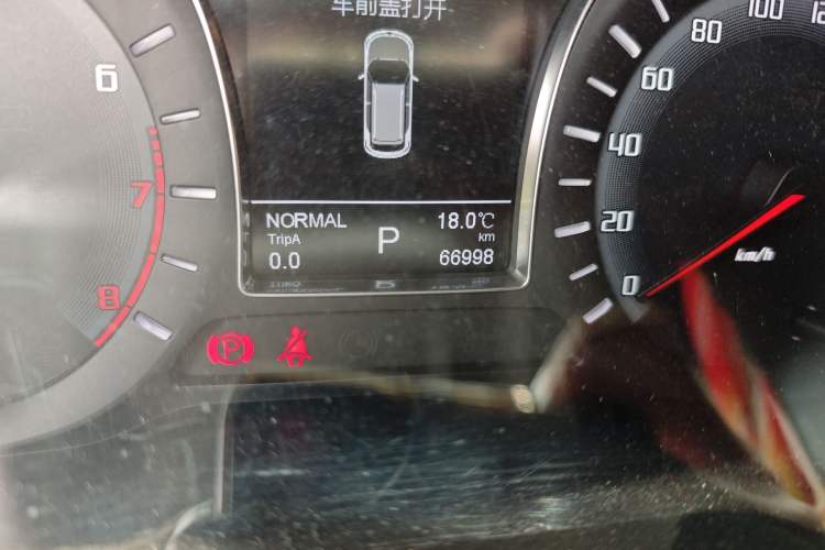 Used GAC Trumpchi GS4 2016 235T G-DCT Luxury Edition Odometer Close Up