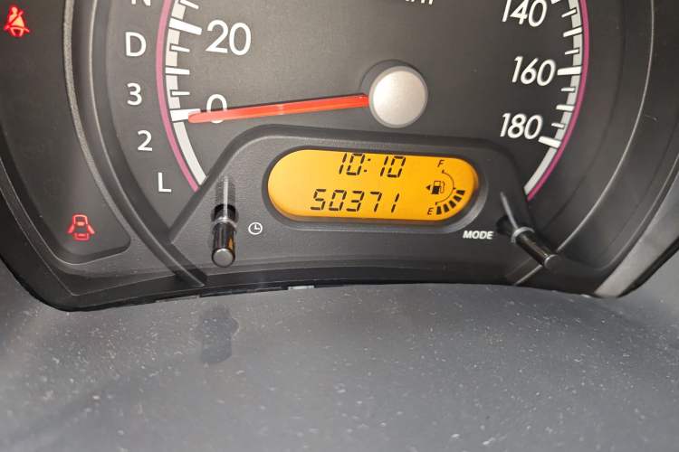 Used Suzuki Alto 2013 1.0L Automatic Luxury Model Odometer Close Up