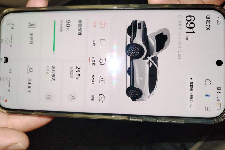 Used Zeekr 7X 2025 100 kWh Long-Range Rear-Wheel Drive with Intelligent Driving Features Vehicle Key