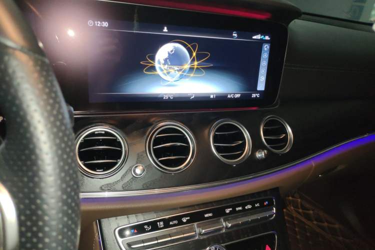 Used Mercedes-Benz E-Class 2019 E 300 L Sporty and Stylish Model Audio And AC Panel