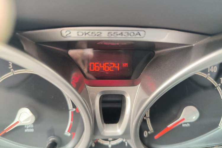 Used Ford Fiesta 2011 Sedan 1.5L Automatic Fashion Edition Odometer Close Up