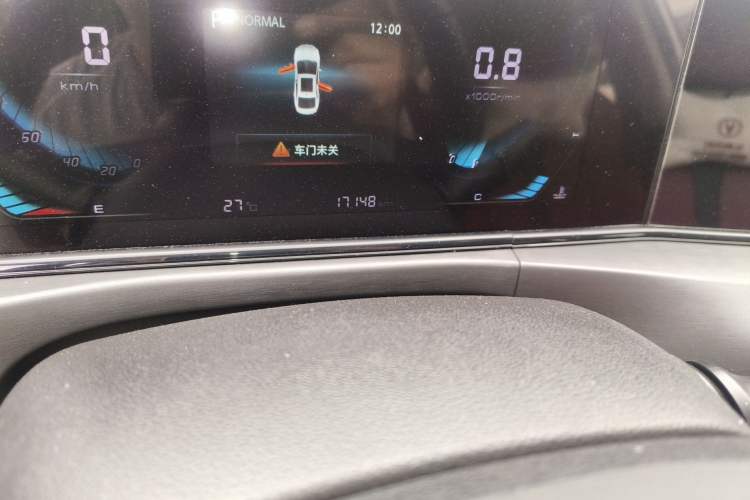 Used CHANGAN Eado 2021 PLUS Blue Whale NE 1.4T GDI DCT Prestige Model Odometer Close Up