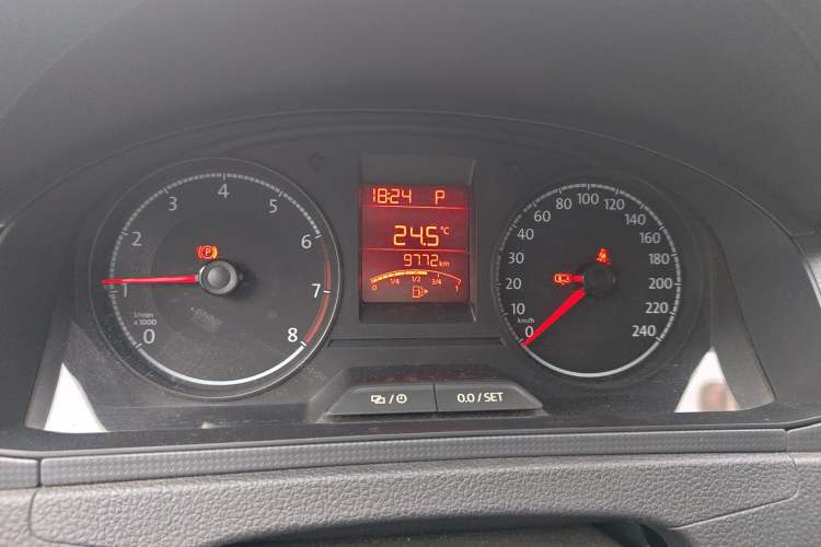 Used Volkswagen Santana 2021 1.5L Automatic Fashion Edition Odometer Close Up