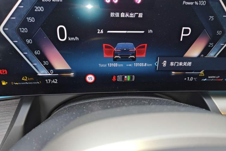 Used BMW 5 Series 2025 530Li Luxury Edition M Sport Package Odometer Close Up