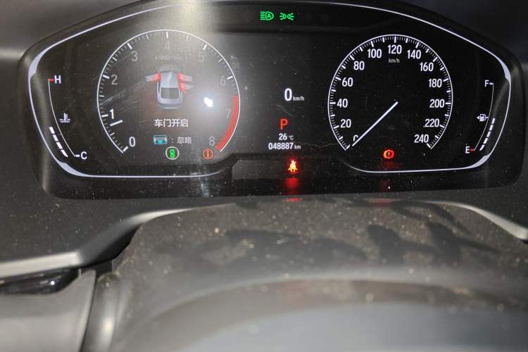 Used Honda Accord 2022 260TURBO Phantom Night · Prestige Edition Odometer Close Up