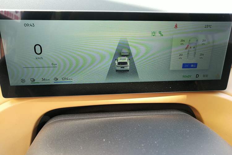 Used Geely Galaxy Xingjian 7 EM-i 2025 120km Flagship Edition Instrument Cluster