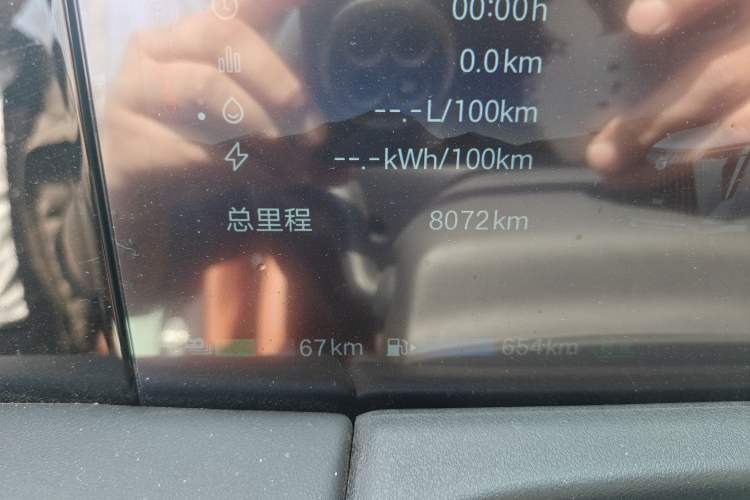 Used GAC Trumpchi Xiangwang M8 2026 Model Zongshi LiDAR Edition Odometer Close Up