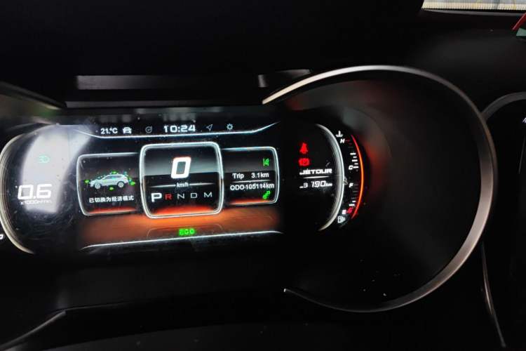 Used JETOUR X70 2022 1.5T DCT YueXing Edition 5 Seats Odometer Close Up