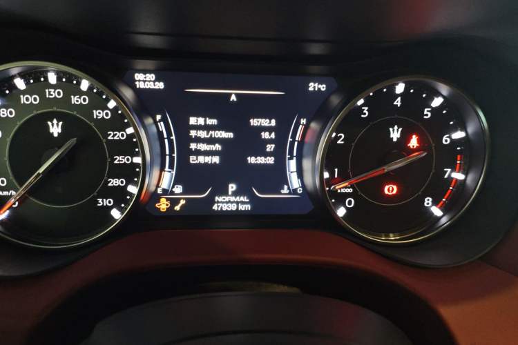 Used Maserati Ghibli 2022 3.0T Modena Instrument Cluster