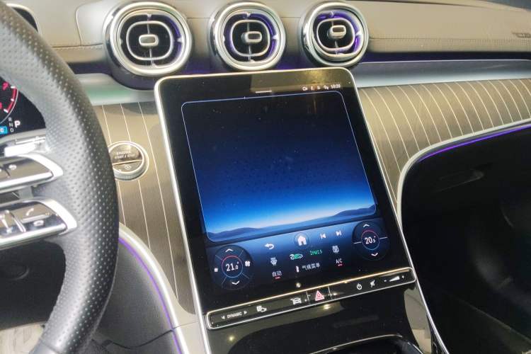 Used Mercedes-Benz C-Class 2025 C 260 L Obsidian Night Sport Edition Audio And AC Panel