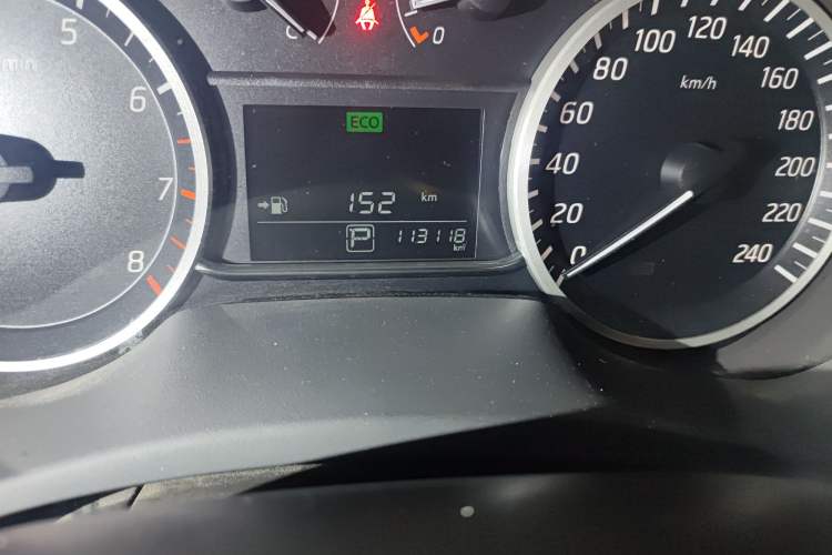 Used Nissan Sylphy 2018 1.6XV CVT Deluxe Edition Odometer Close Up