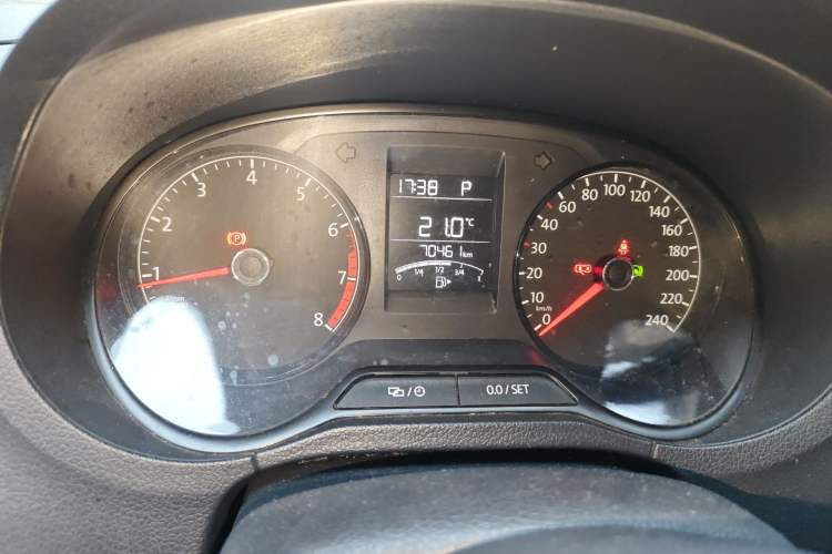 Used Volkswagen Polo 2016 1.4L Automatic Trendy Model Odometer Close Up