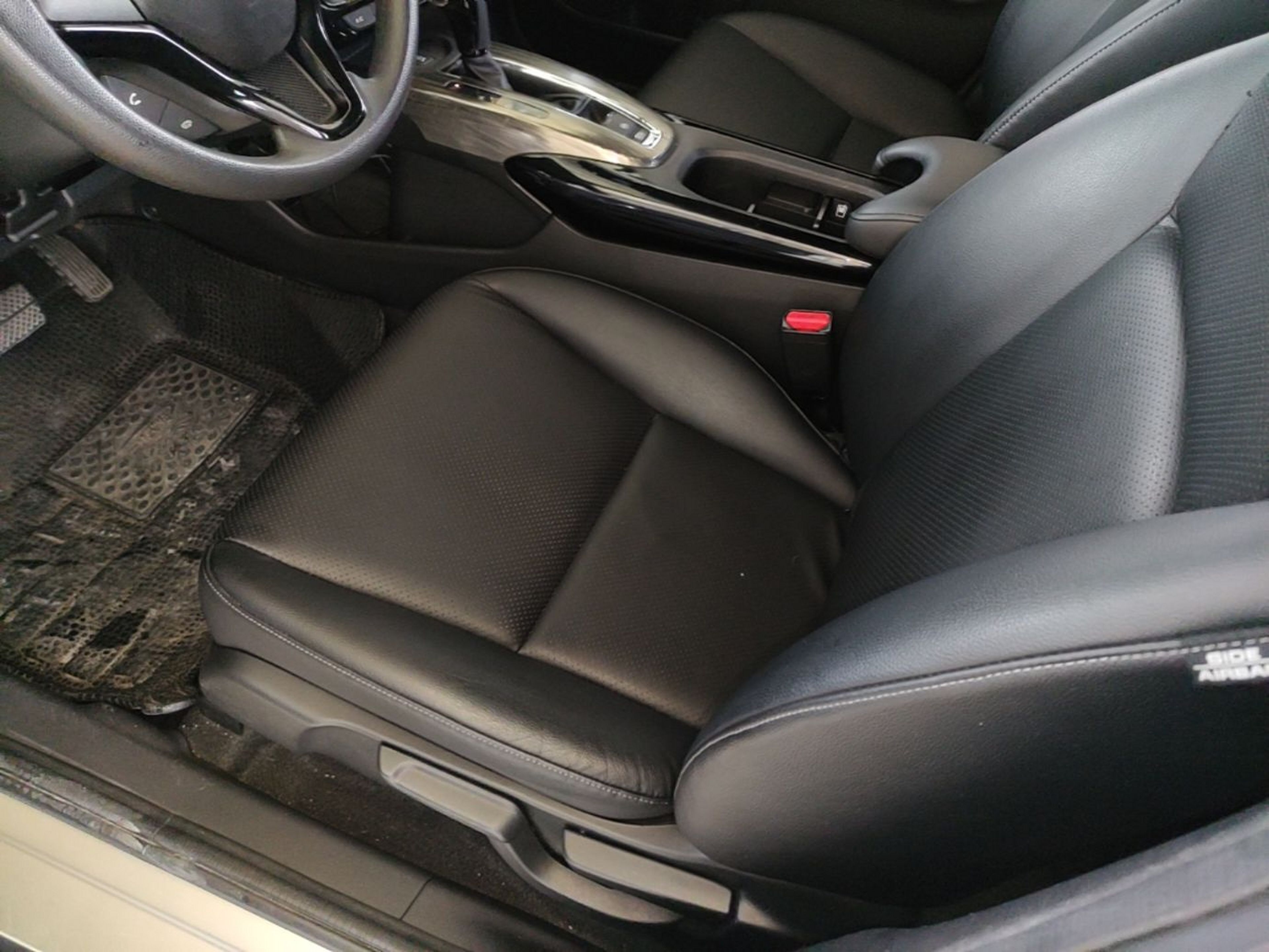 Vordere Reihe im Auto