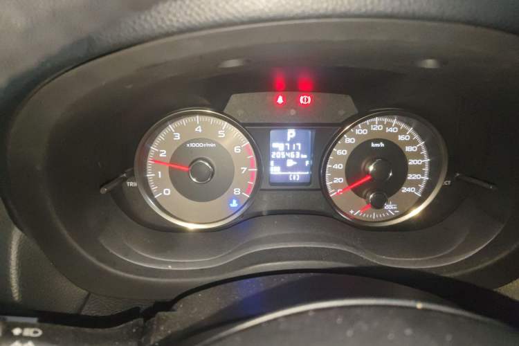 Used Subaru Forester 2013 2.5i Automatic Elite Edition Odometer Close Up