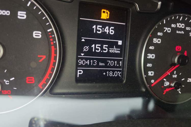 Used Audi Q3 2018 30th Anniversary Edition 30 TFSI Style Model Odometer Close Up