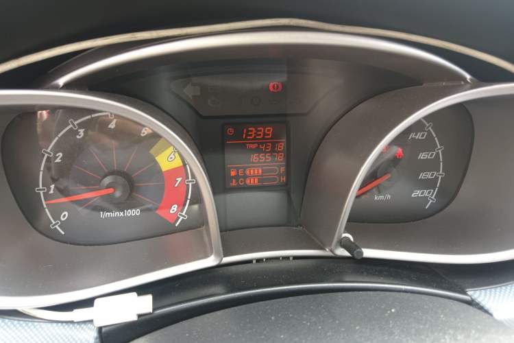 Used Oley 2012 Sedan 1.5L Manual Comfort Model Odometer Close Up