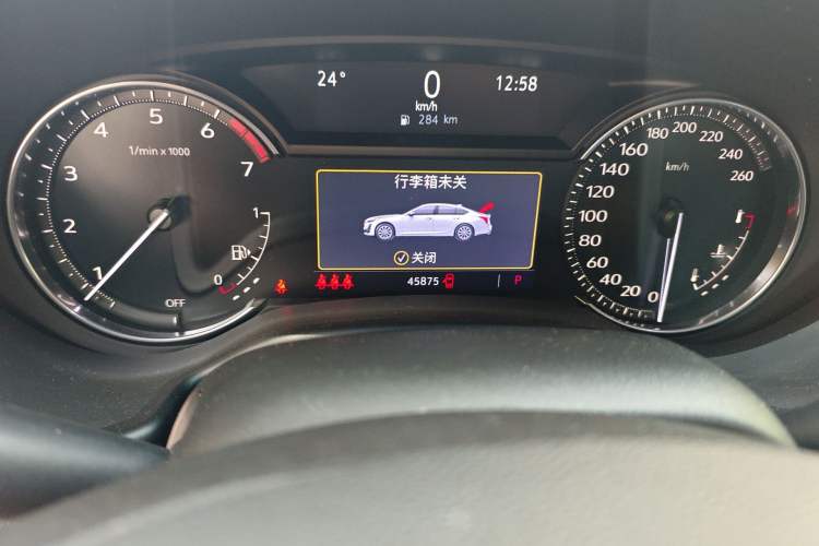 Used Cadillac CT5 2022 28T Luxury Version (Standard Edition) Odometer Close Up