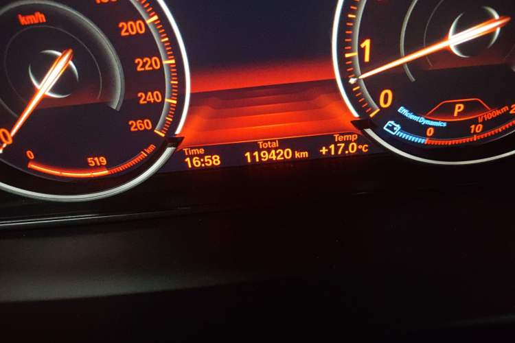 Used BMW X5 2018 xDrive35i Elegant Edition Odometer Close Up