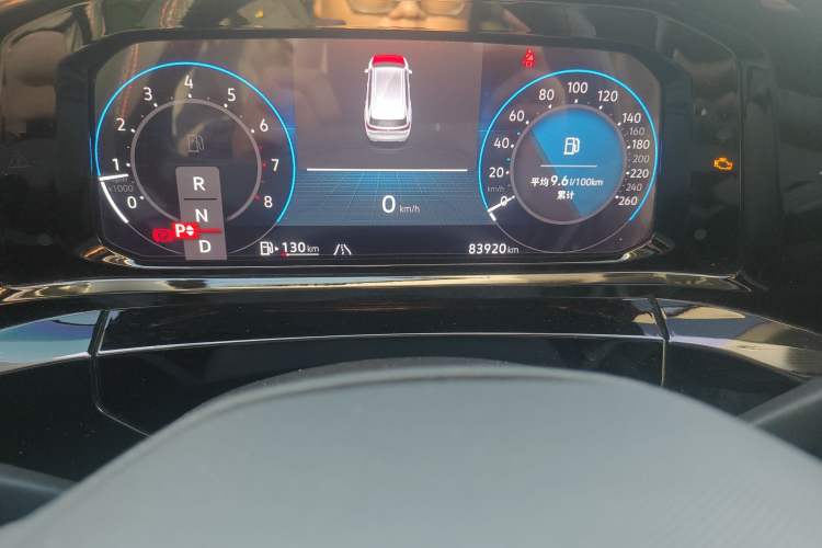 Used Volkswagen Talagon 2023 Facelift 380TSI All-Wheel Drive Luxury Jiajing Pro Version with 7 Seats Odometer Close Up