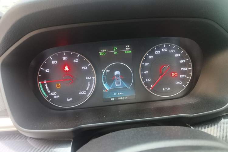 Used BYD Qin New Energy 2019 High-Range Deluxe Model Instrument Cluster